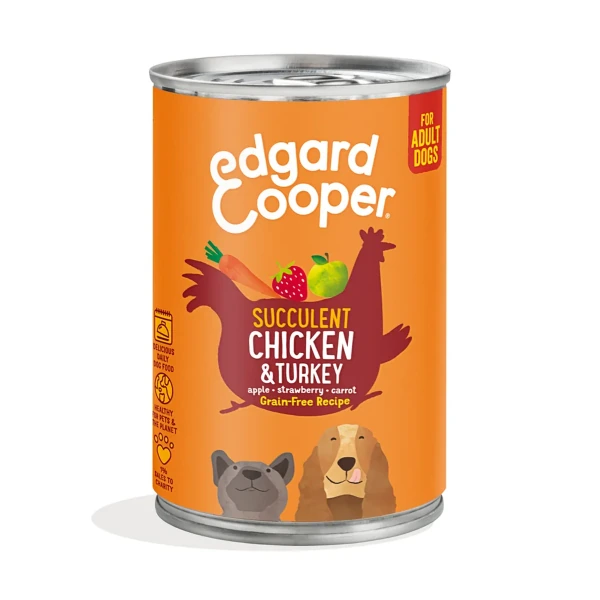 Adult Chicken & Turkey, 400 g, Edgar & Cooper