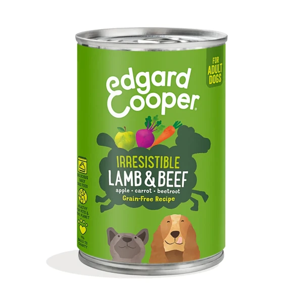 Adult Lamb & Beef, 400 g, Edgar & Cooper